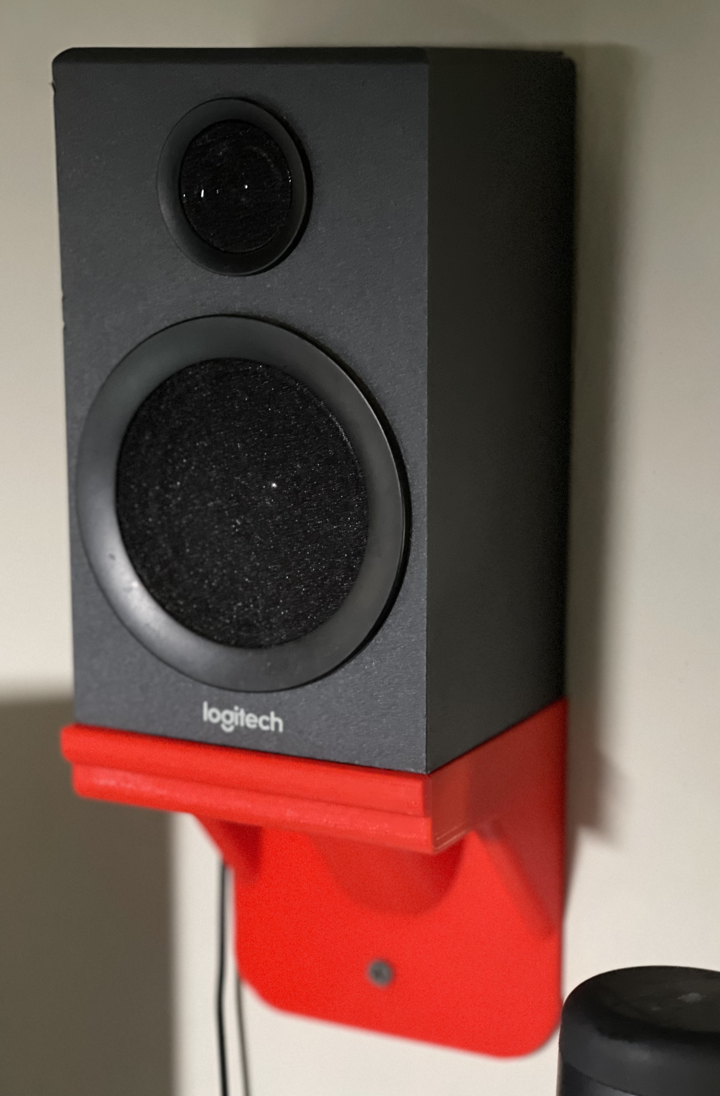 Logitech Z333 speaker wall mounted shelf