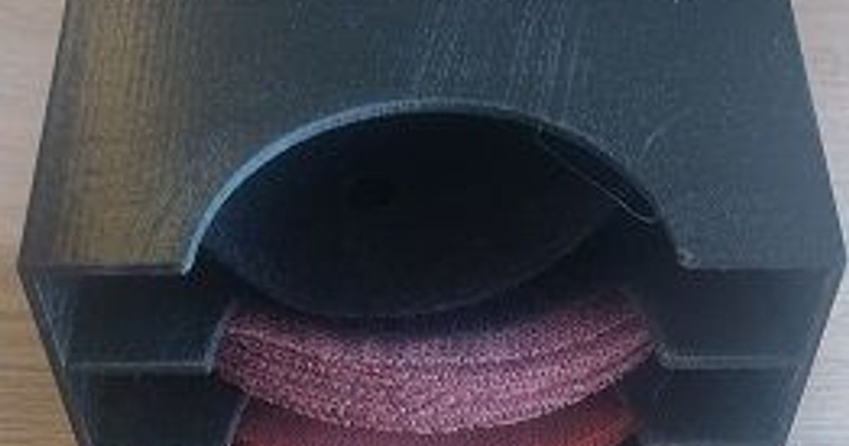 5" Orbital Sandpaper holder by ninjamongeese Download free STL model