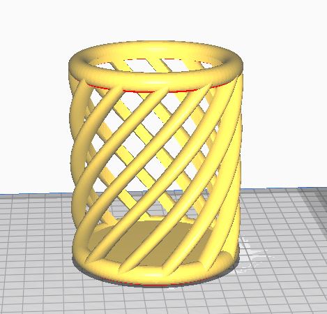 Spiral Pen Holder (no supports)