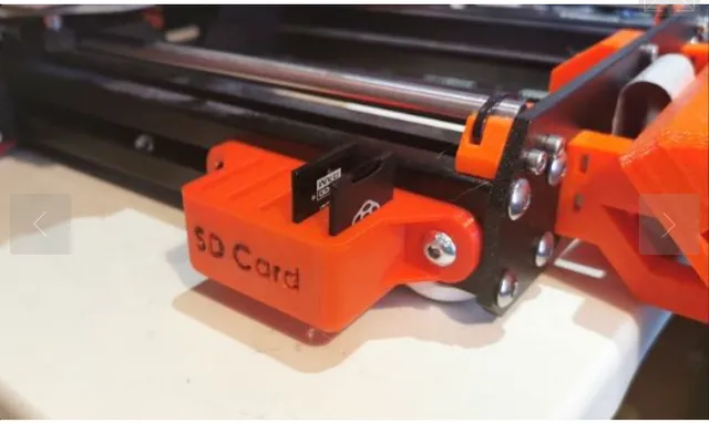 Prusa MK3 SD holder