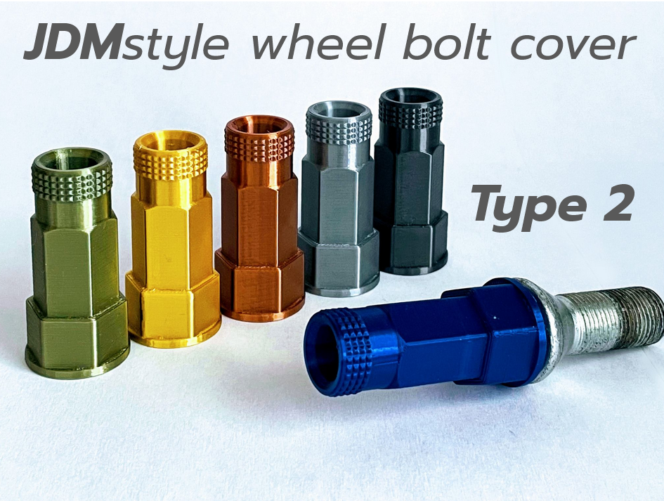 JDM style wheel lug nut/bolt cover type2