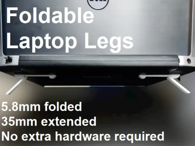 Universal Low-Profile Foldable Laptop Riser