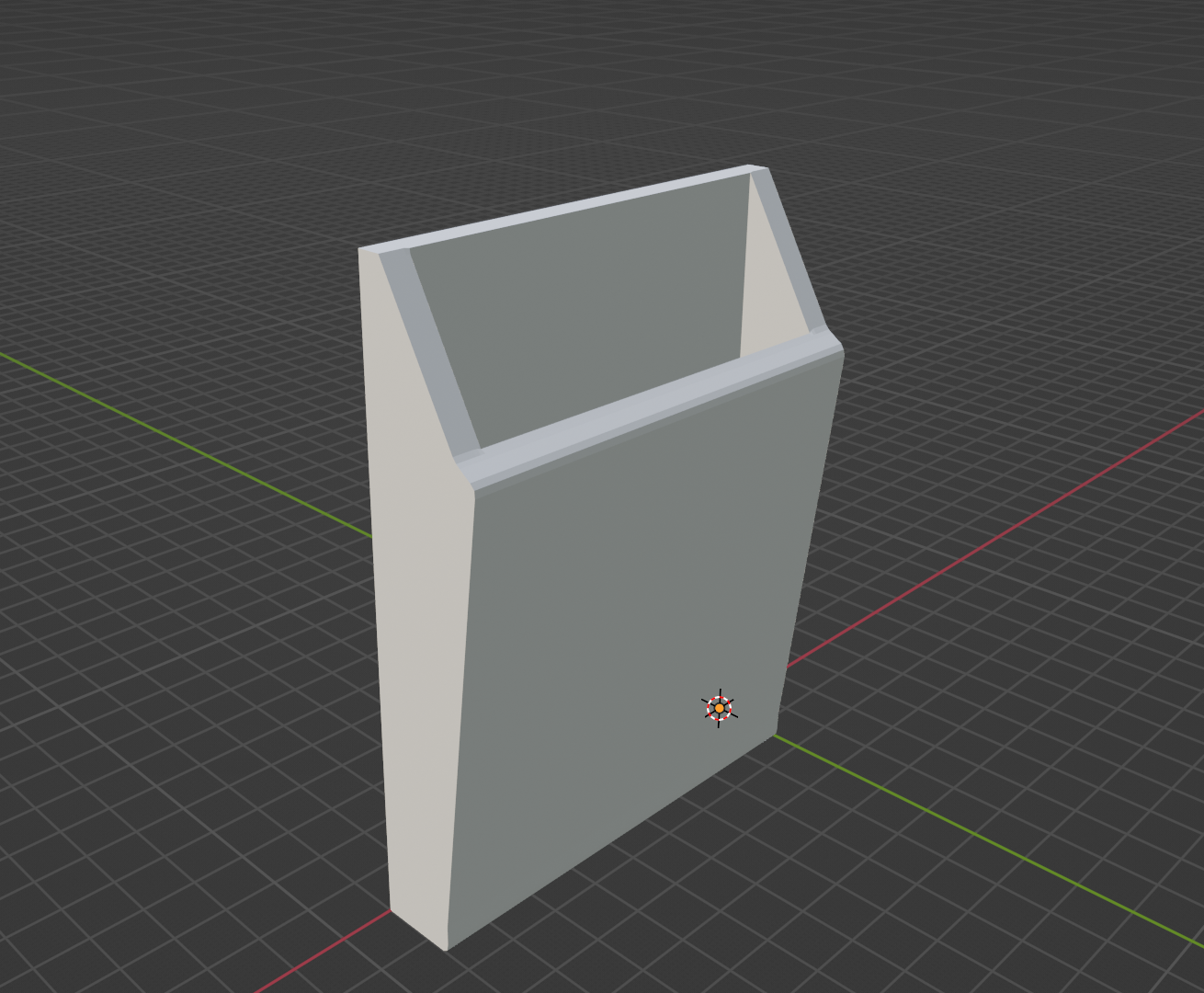 Miniatura 3 do modelo 3D Simple Wall Mounted Pen Holder