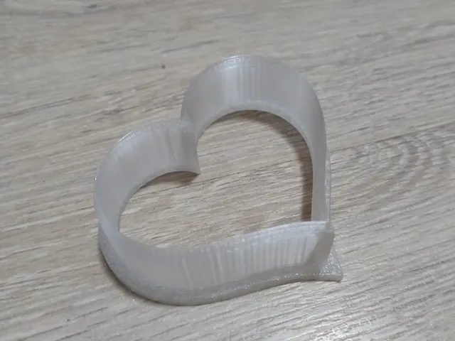 Heart shaped cookie cutter
