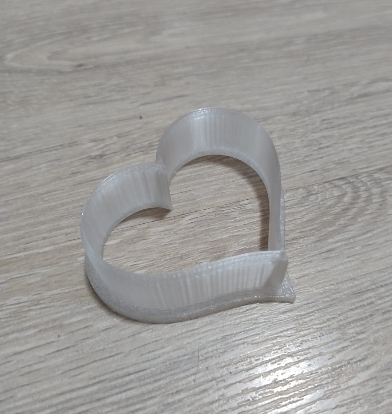 Heart shaped cookie cutter