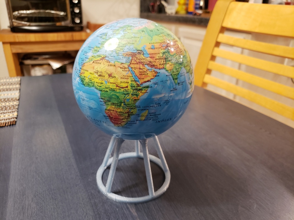 Stand for Mova Globe (or other spherical object)