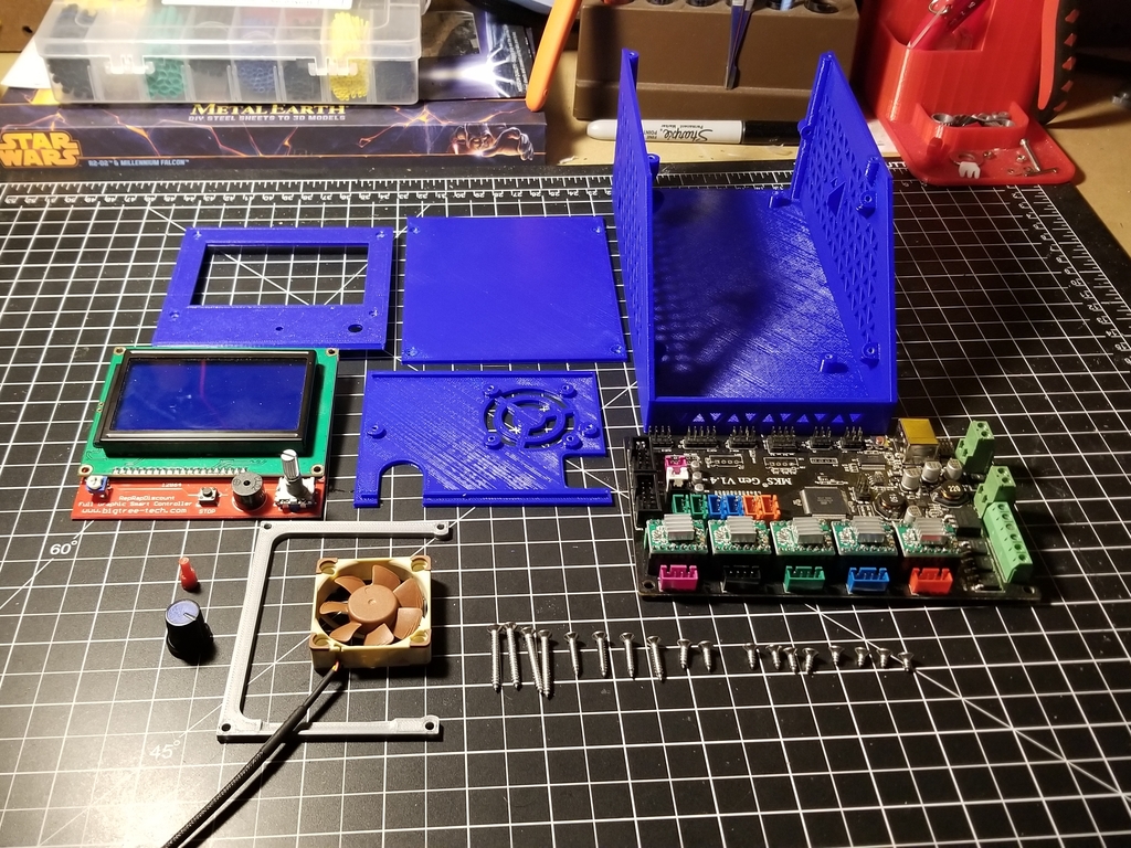 Miniatura 3 do modelo 3D MKS 1.4 Electronics Box