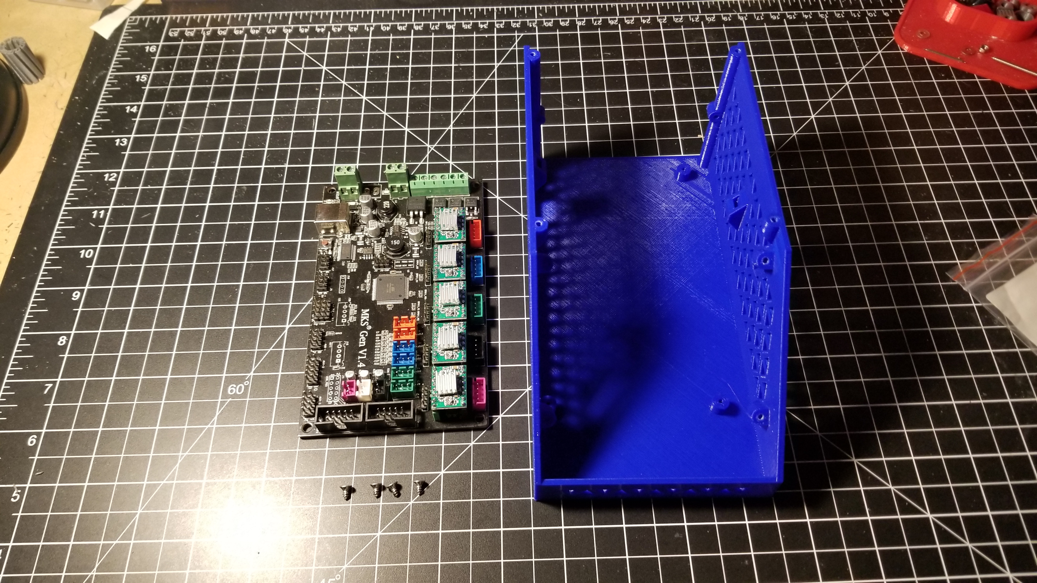 Miniatura 12 do modelo 3D MKS 1.4 Electronics Box