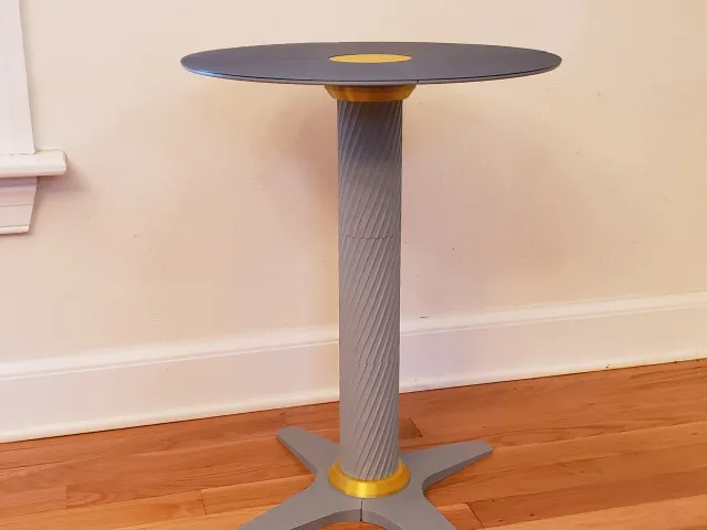 A 100% 3d Printable Table (16" Diameter, 20.5" height, fits MK3 volume)
