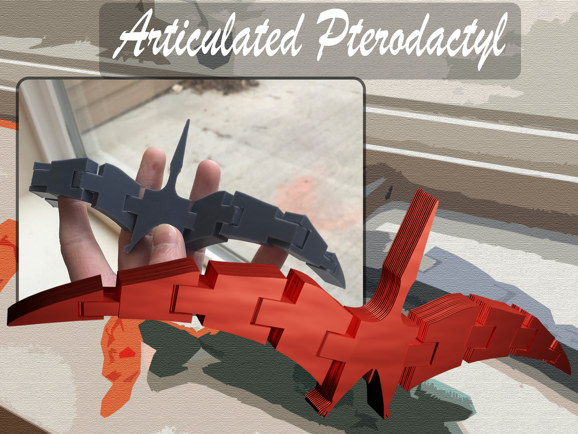 Articulated Pterodactyl