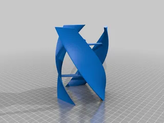 Desktop Helical VAWT