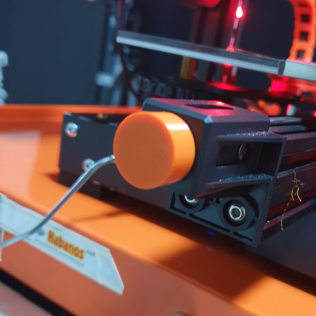 Ender 3 v2 screen knob and belt tensioner cover by sounds like rob