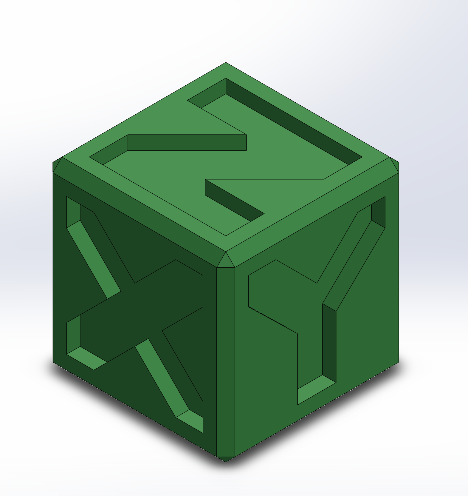 20mm Calibration Cube by Anthony Download free STL model
