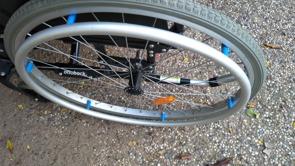 Wheelchair Push Rim Spacer by Philip J Fry Download free STL model