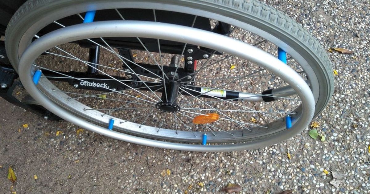 Wheelchair Push Rim Spacer by Philip J Fry Download free STL model