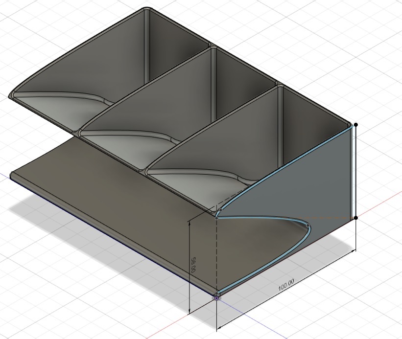 Pen stand under the monitor