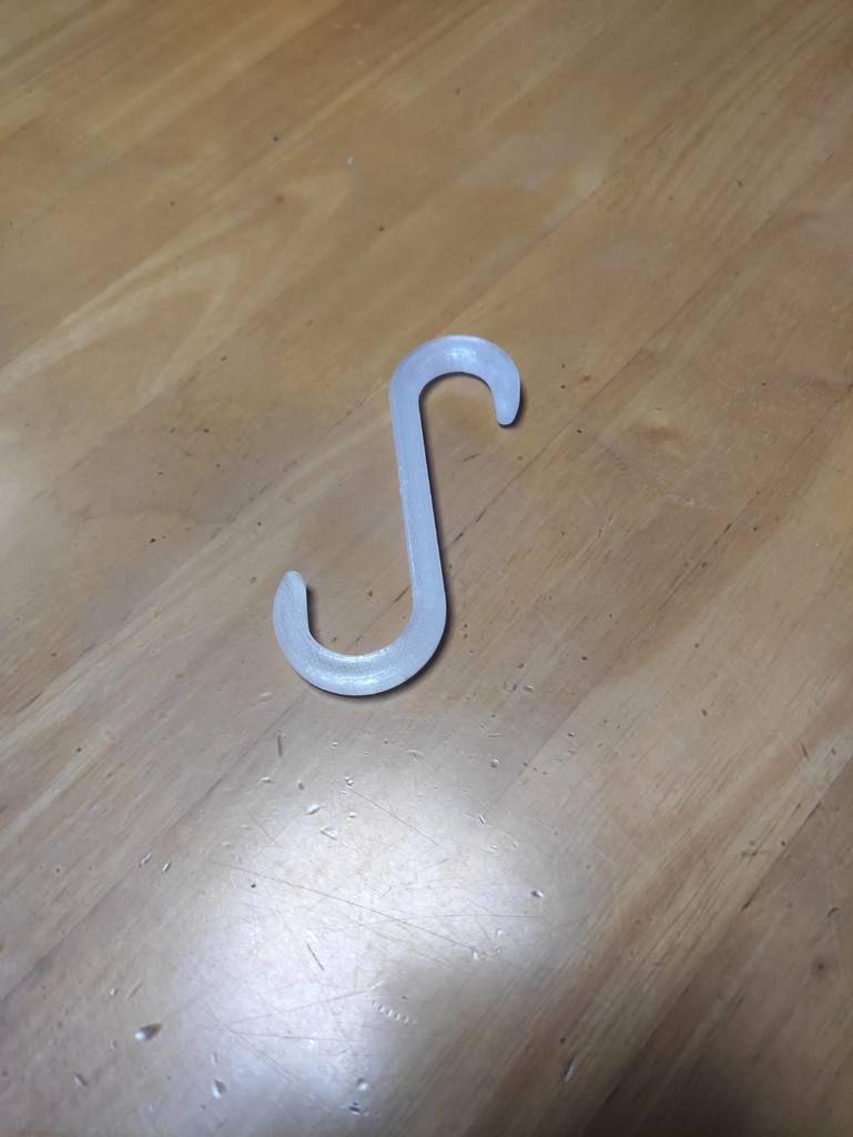 S-shaped Hook by saipanda8801 | Download free STL model | Printables.com