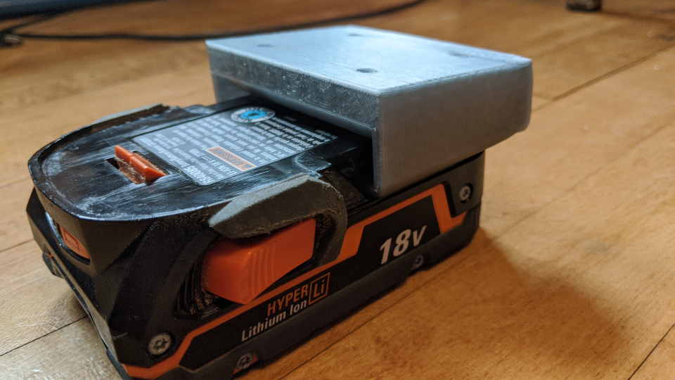 RIDGID 18V Battery Holder (snug fit)