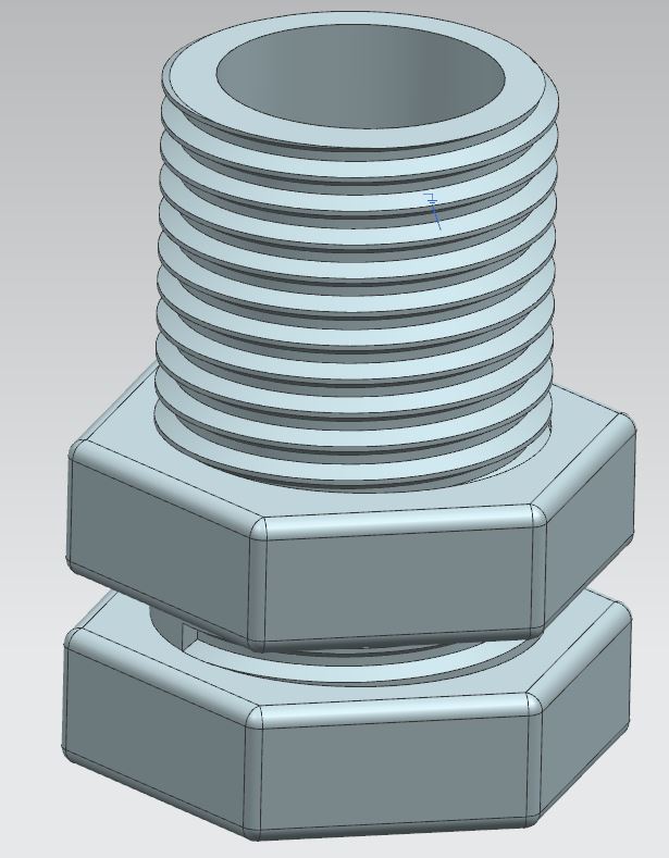 Nut and Bolt Pen Holder Fidget Toy by Inverted Pursuits Lab Download