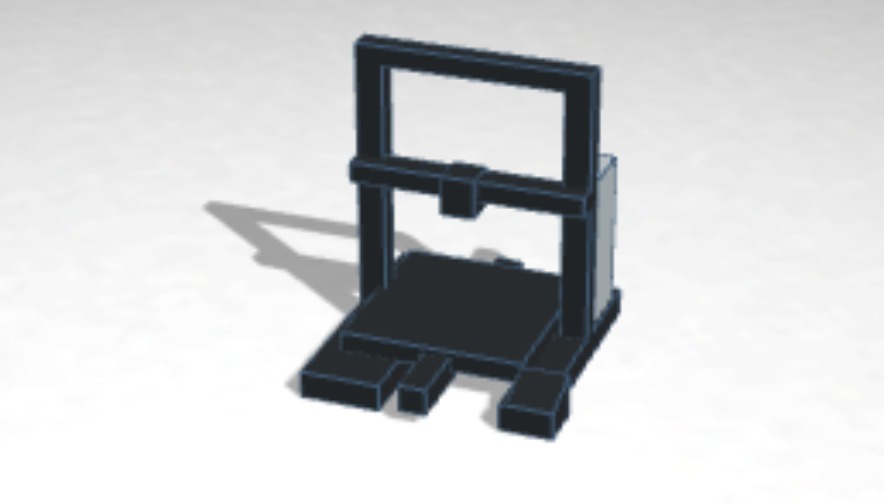 Miniatura 2 do modelo 3D Creality Ender 3 3D Printer Model