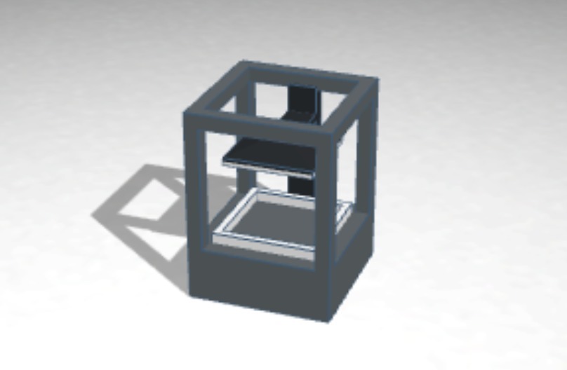 DLP 3D Printer Model — miniatura 3