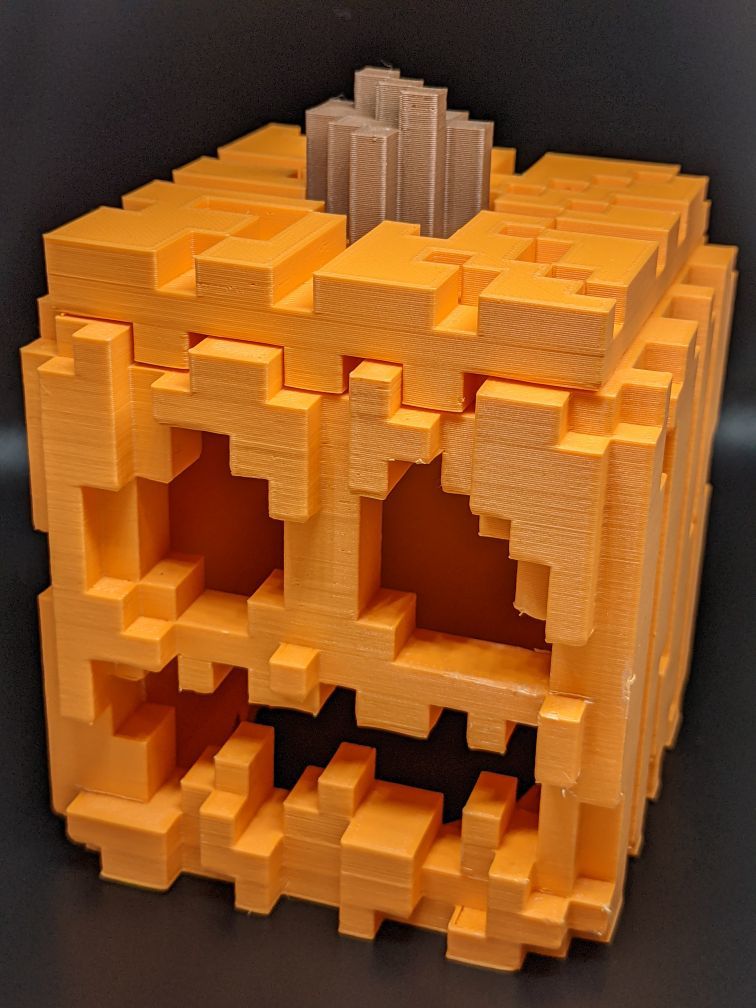 Minecraft Pumpkin two colors