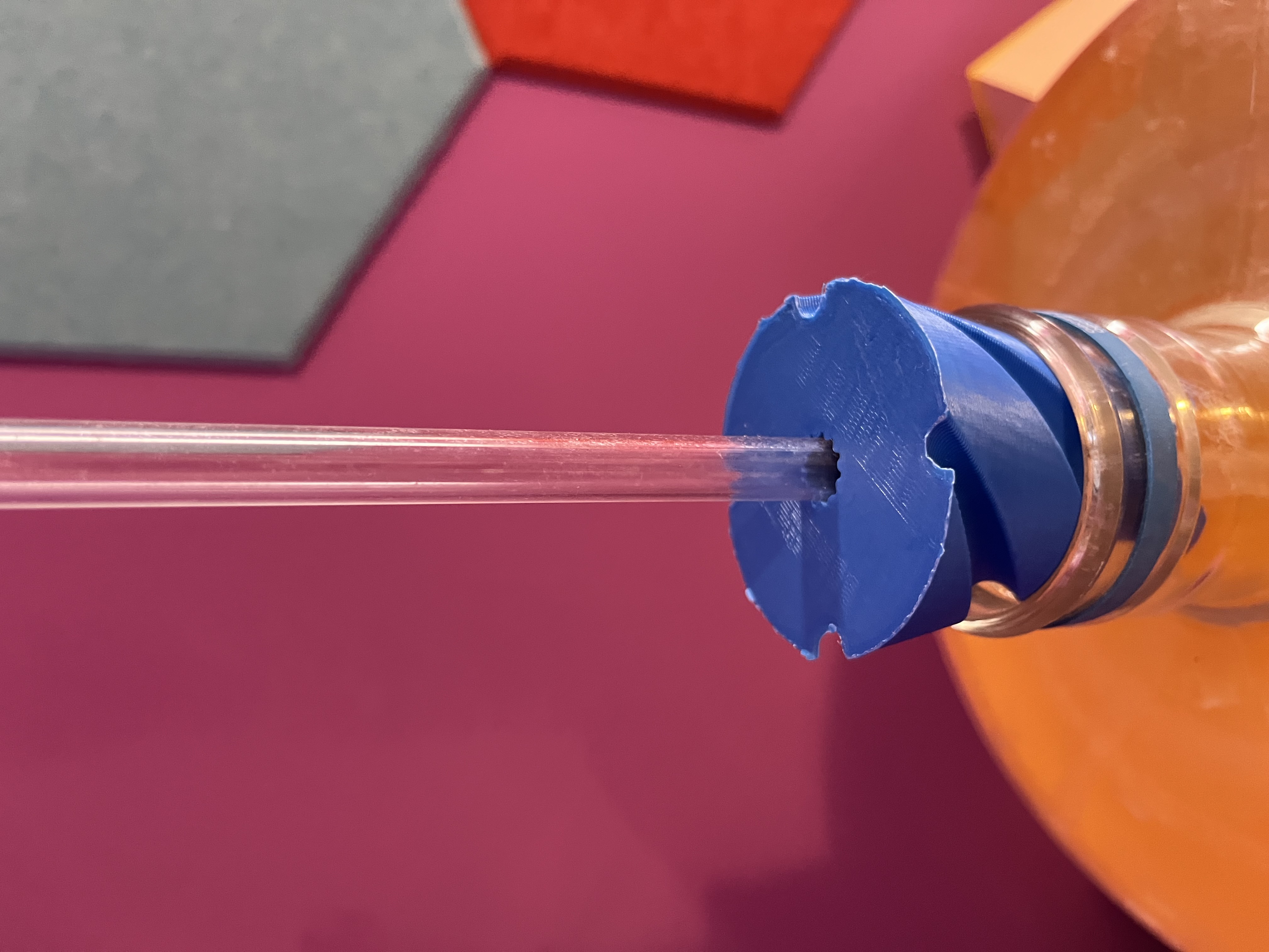 Carboy racking cane guide