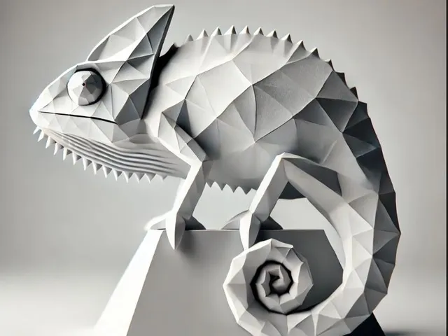 Low poly Camelion