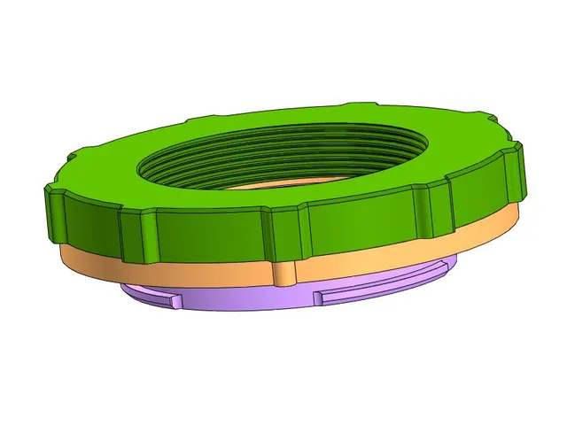 Sony E to M39 adapter with focusing ring