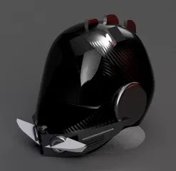 Sci Fi Helmet (with tusks!)