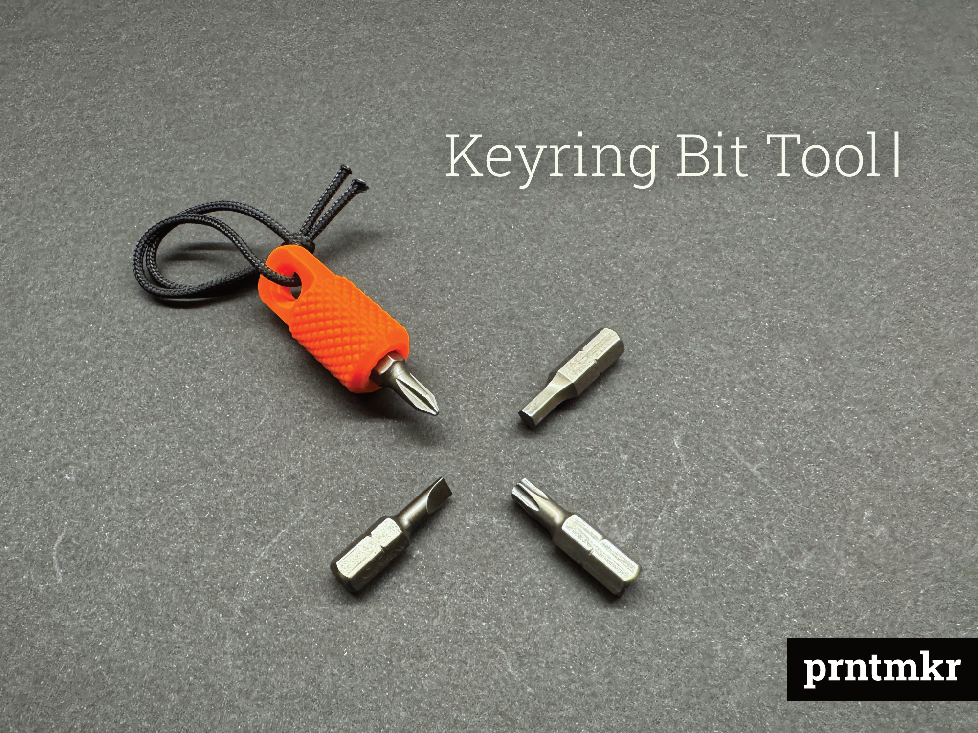 Keyring Bit Tool - Super-mini & Super-grip
