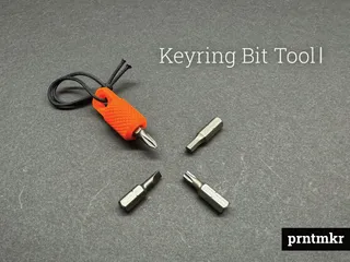 Keyring Bit Tool - Super-mini & Super-grip