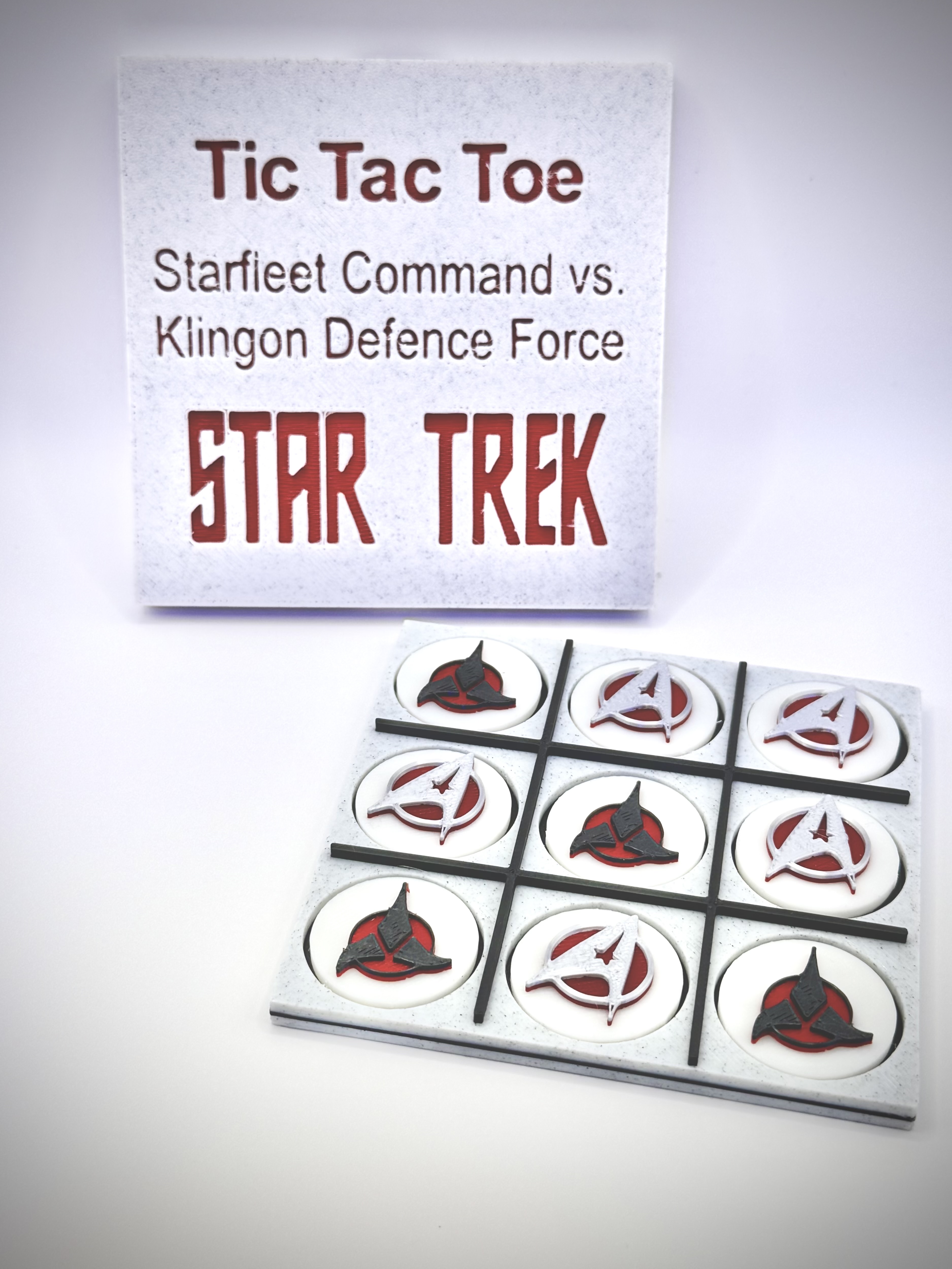 Tic Tac Toe Star Trek Starfleet Command vs. Klingon Defence Force