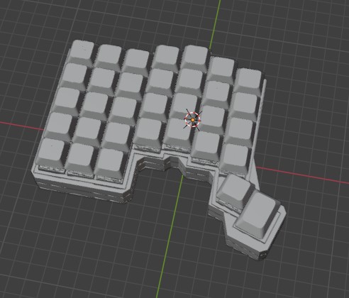 Hand assembled keyboard