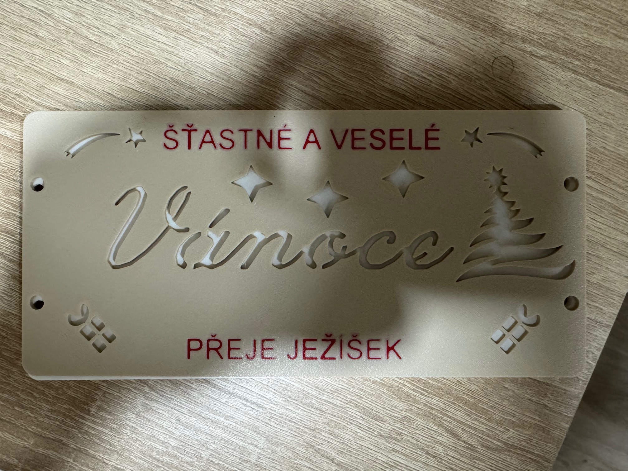 Vánoční obálka na peníze/ Christmas gift card