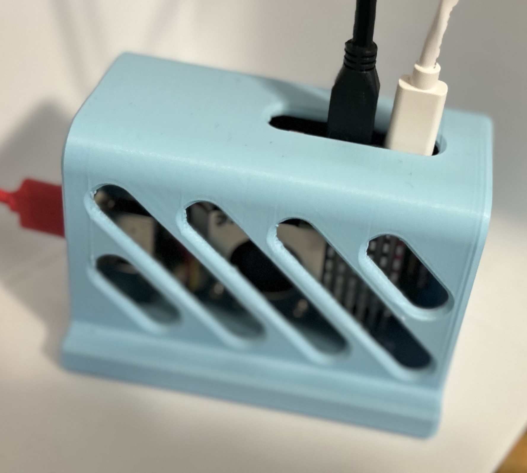 Case for Raspberry Pi 5 using Pimoroni NVMe Base (version 4)