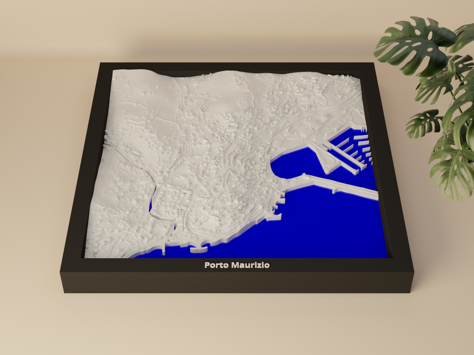 Porto Maurizio, Italy - 3D Miniature