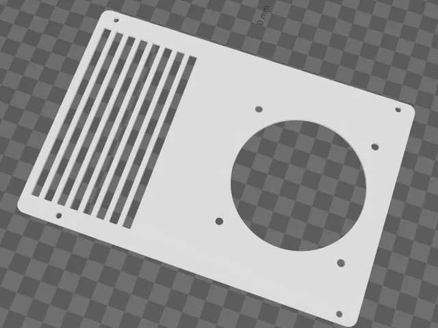 SV08 SSR 80mm Fan Cover - Fixed circular defect
