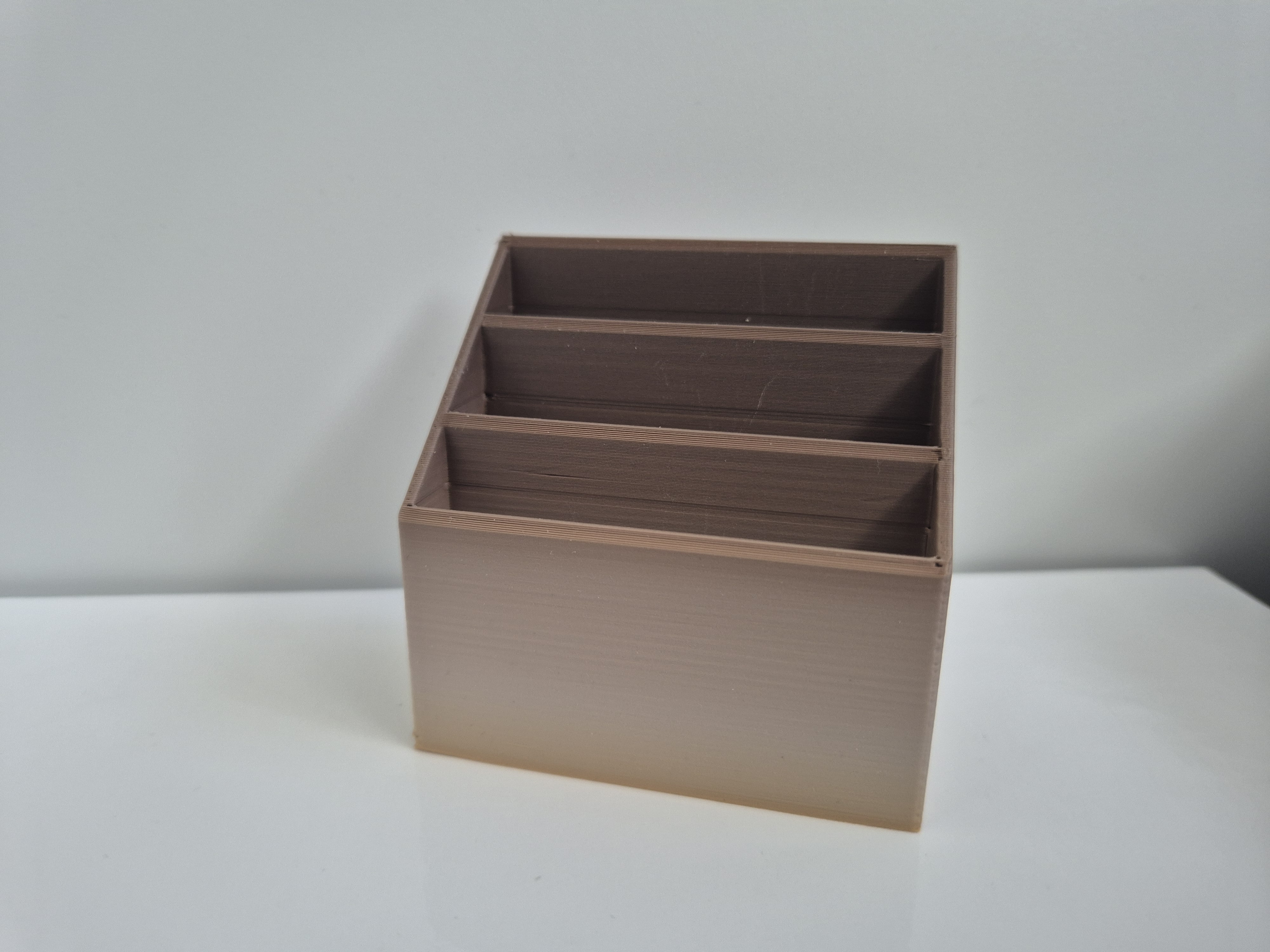 Medication strip storage container