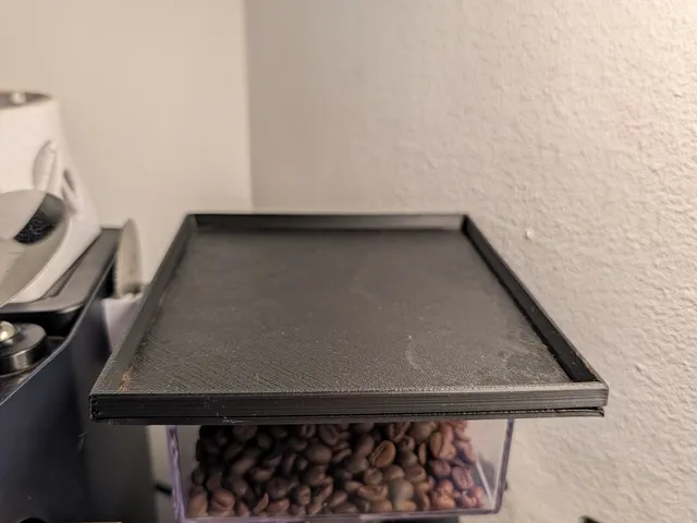 Extended Top tray for Eureka Mignon