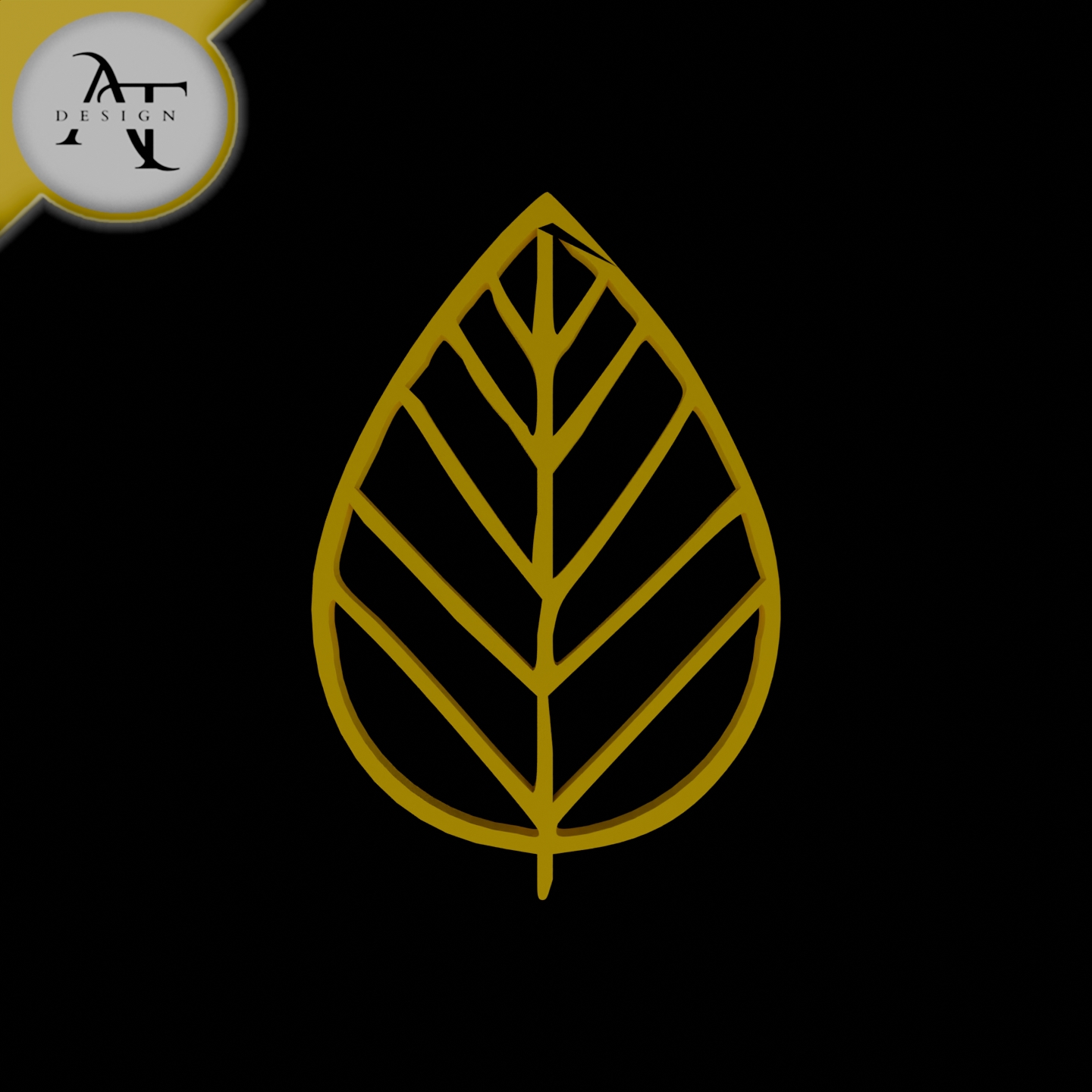 Simple Leaf Symbol - 2D Art