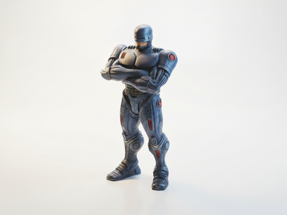 Buff Robocop Figurine Action Hero 3D Printable
