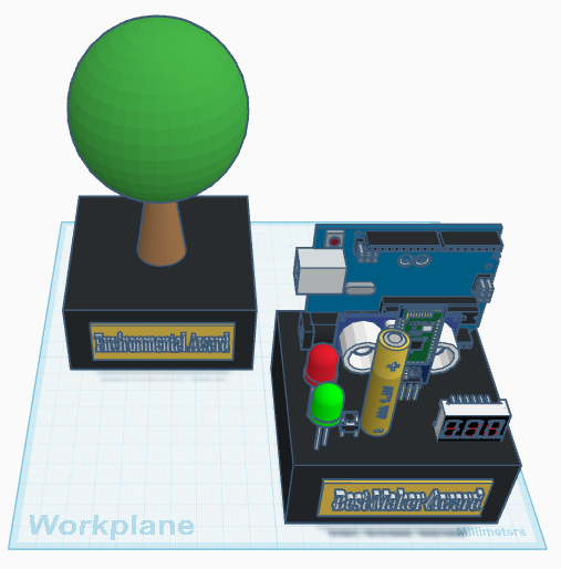 Environment/Tech Trophies: Perfect For a Planet Protector and Maker!