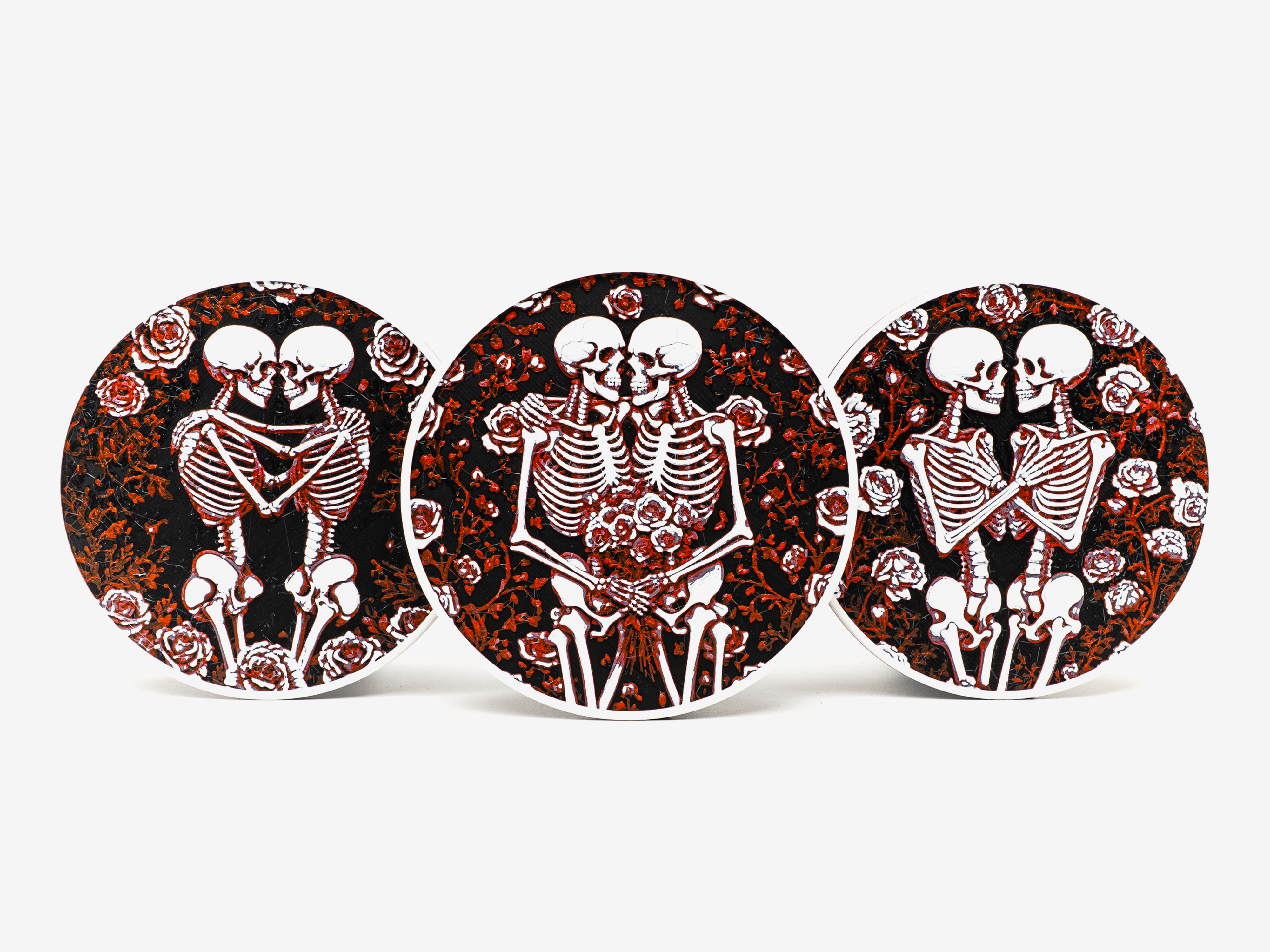 Skeleton Romance Coasters — miniatura 2
