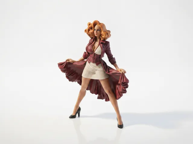 Dancing Queen Figurine Female Figure 3D Printable