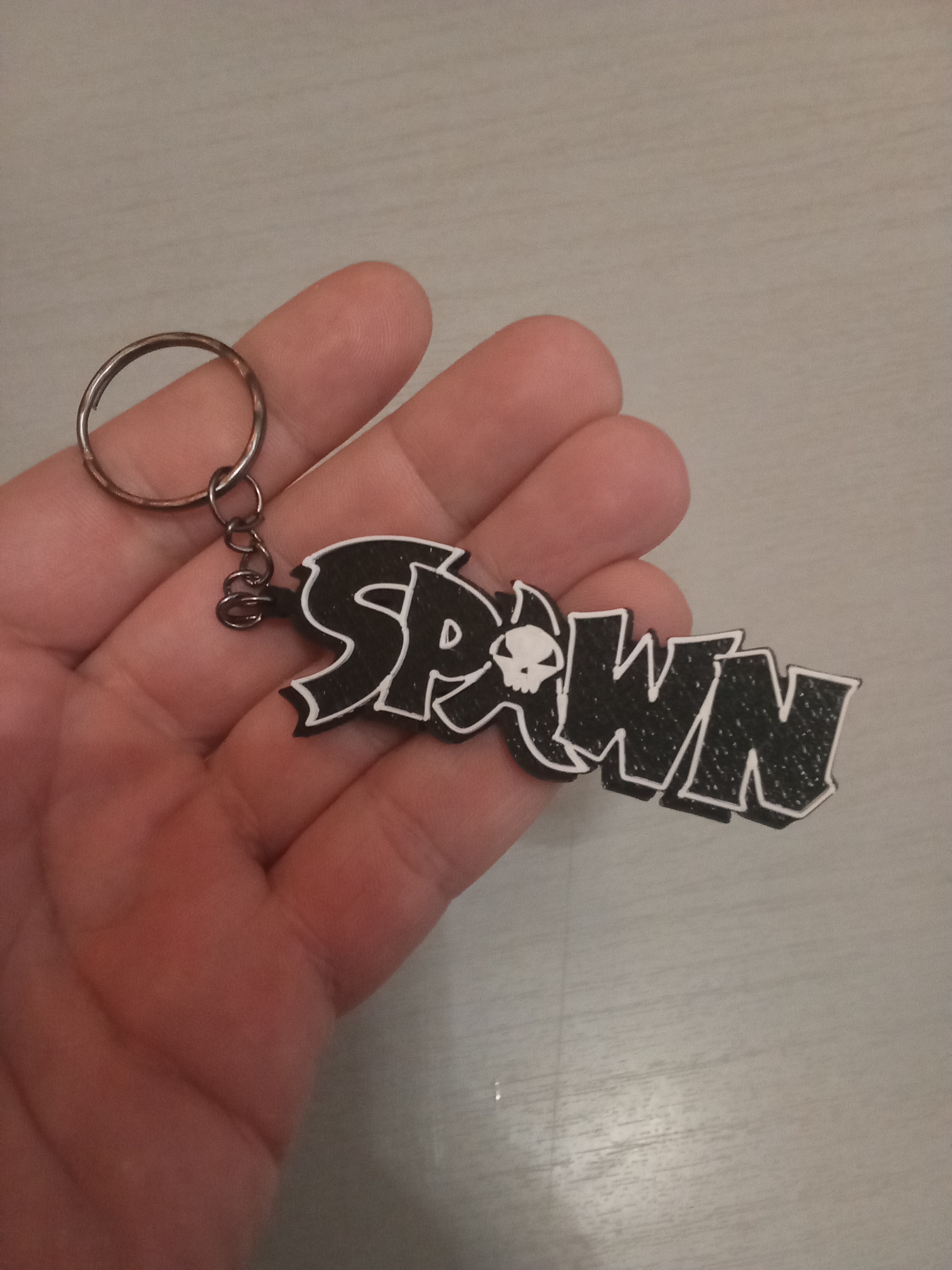 Porte-clé Spawn – Logo Rétro (STL gratuit)