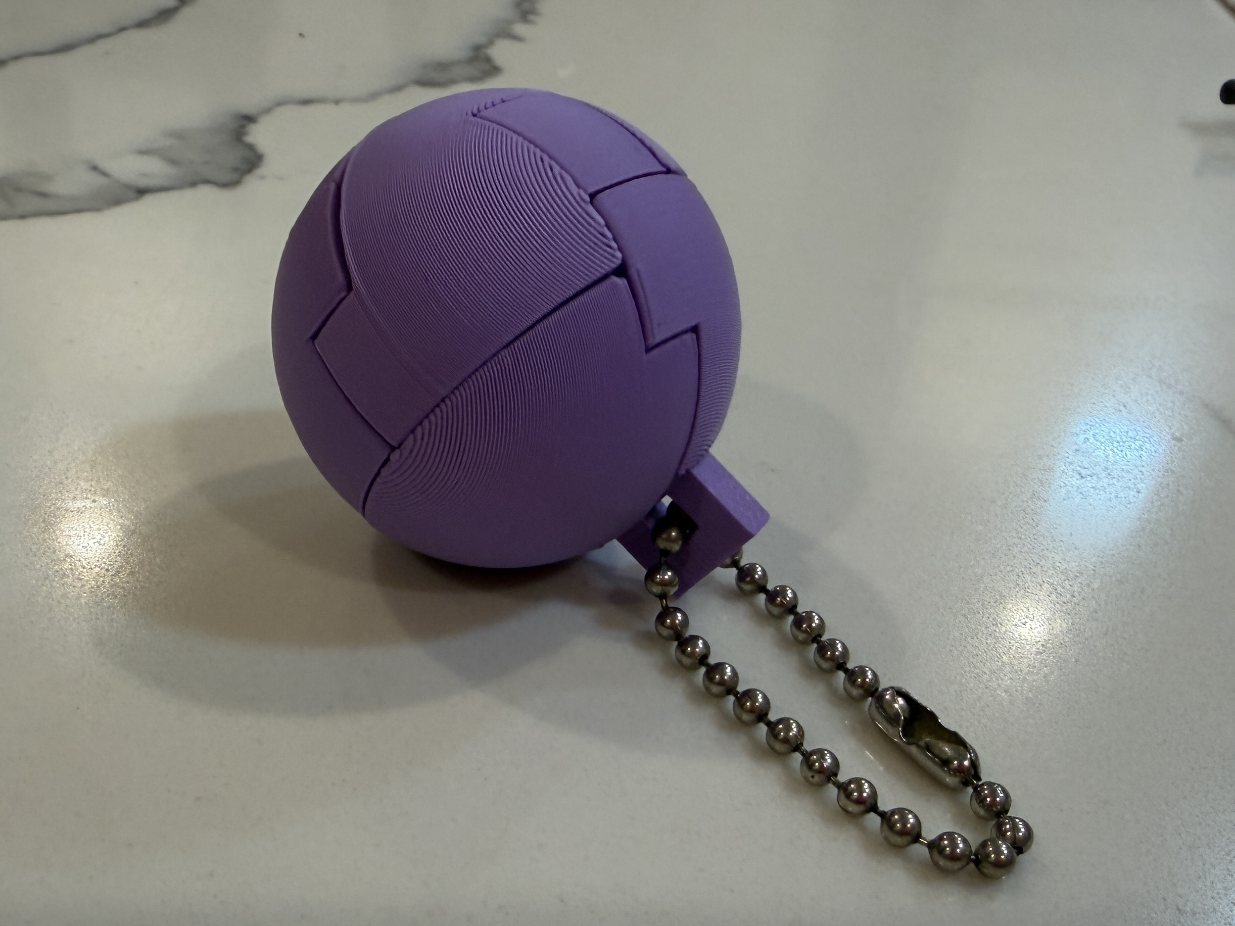 Classic Plastic Keychain Puzzle 3D model