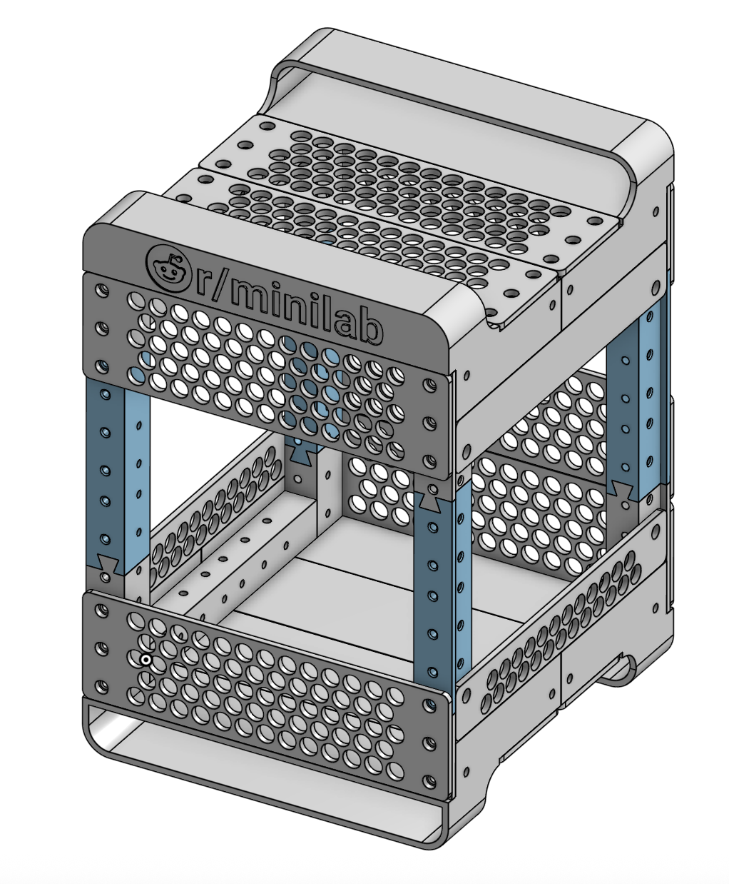 Tiny Rack (upgradable 6" inch modular server rack)