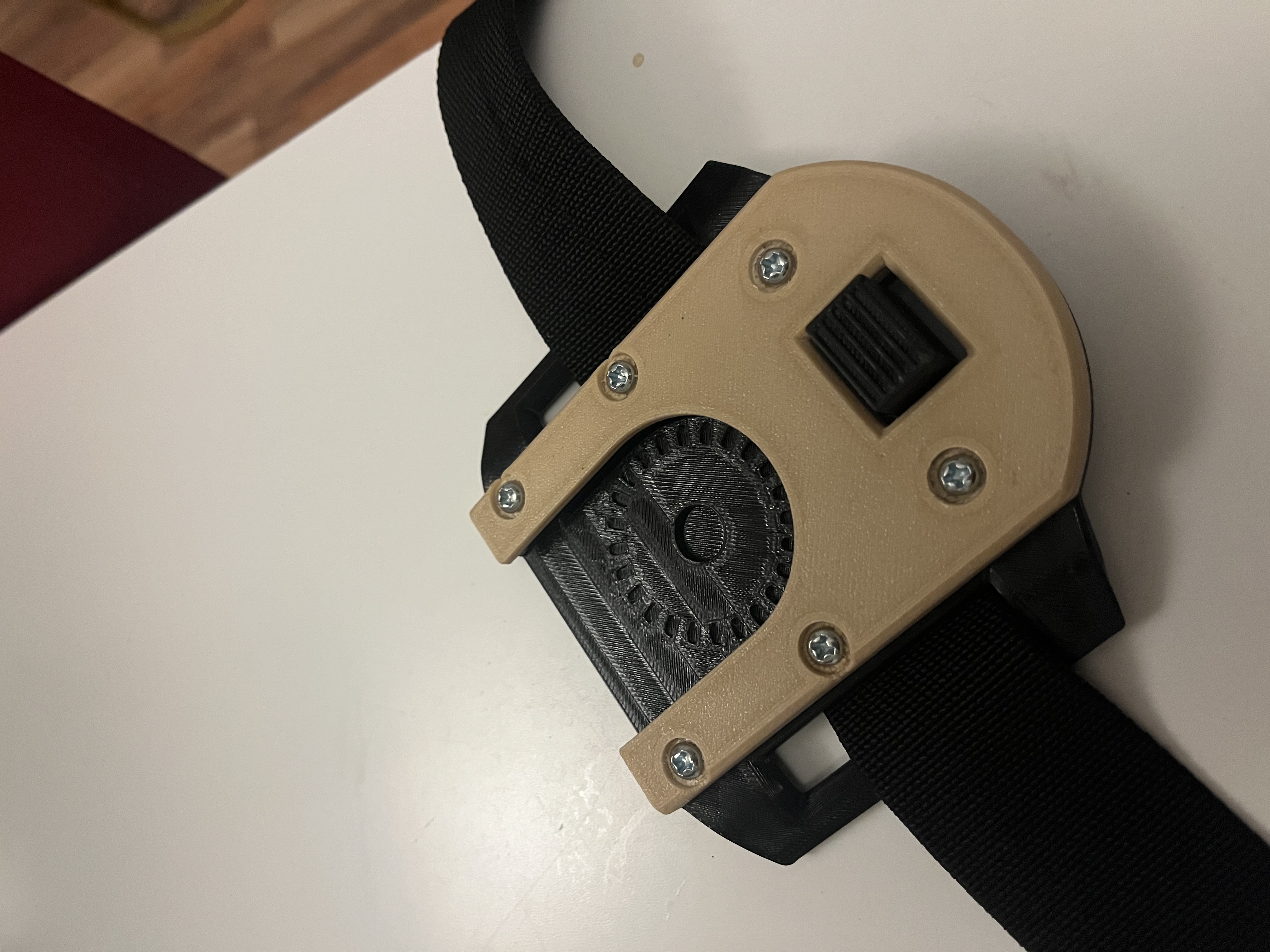 universal belt holder, quick release 360 rotation, knife /univerzální držák na opasek,rychloupínací 360 otáčení,nůž/ — thumbnail 8