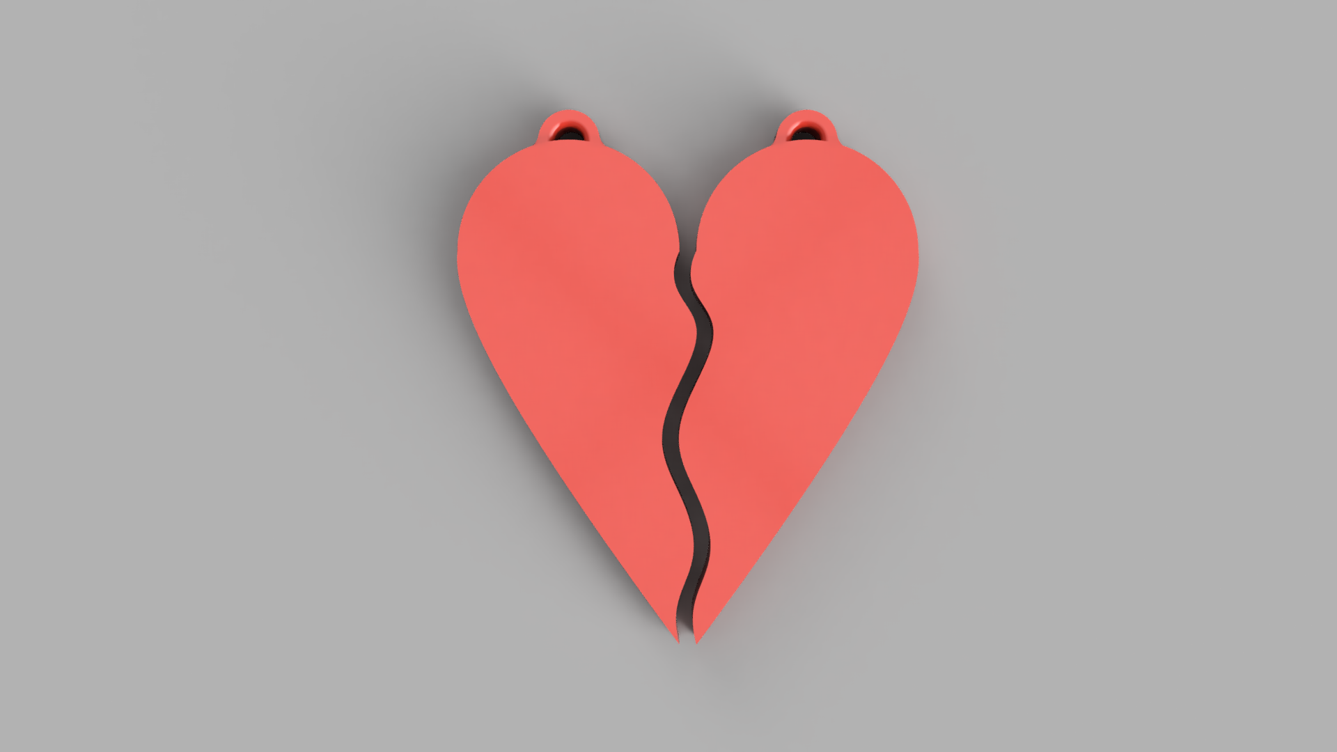 Magnetic Heart Keychain - Valentine's day